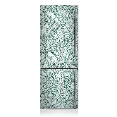 Decoration fridge cover Water leaves