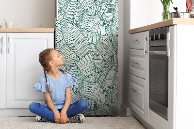 Decoration fridge cover Water leaves