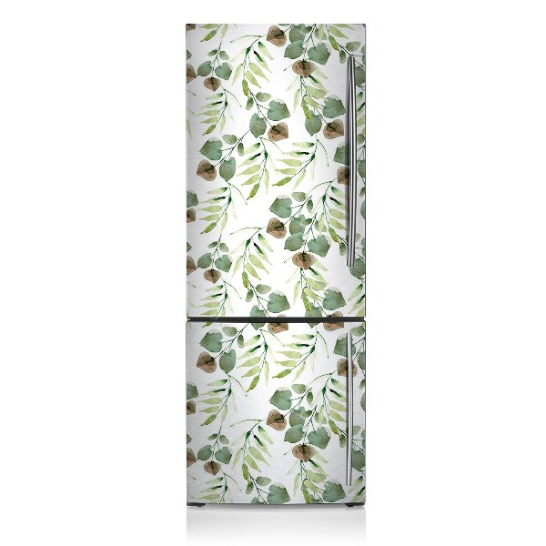 Decoration fridge cover Autumn leaves