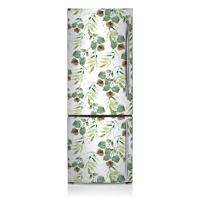 Decoration fridge cover Autumn leaves