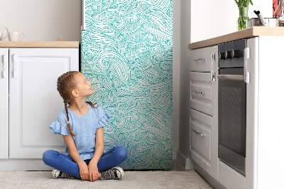 Magnetic fridge cover Wave waves