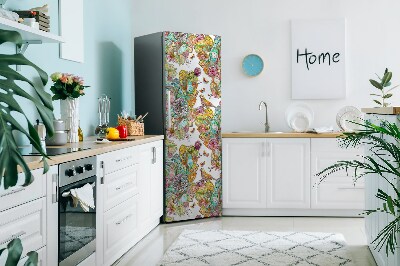 Decoration fridge cover Mandala pattern