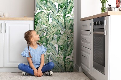 Decoration fridge cover Banana leaves