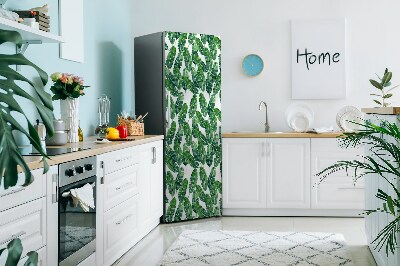 Decoration fridge cover Exotic leaves