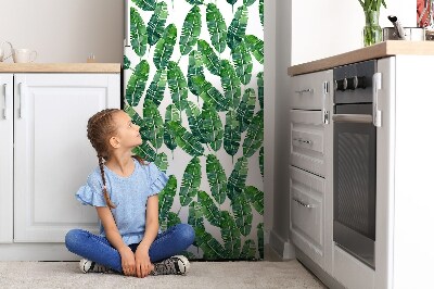 Decoration fridge cover Exotic leaves