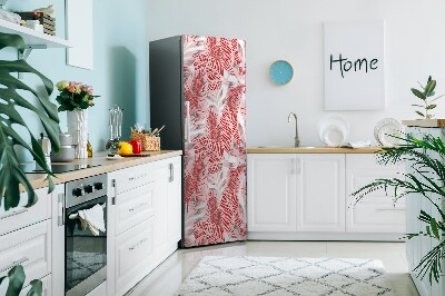 Decoration fridge cover Pink jungle