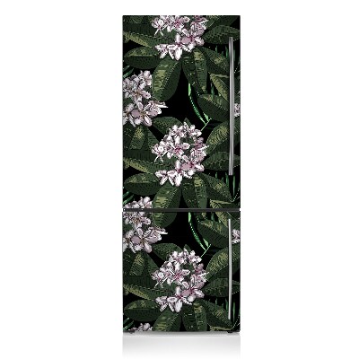 Decoration fridge cover Exotic flowers