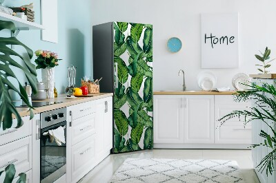 Decoration fridge cover Botanical leaves