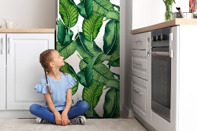 Decoration fridge cover Botanical leaves