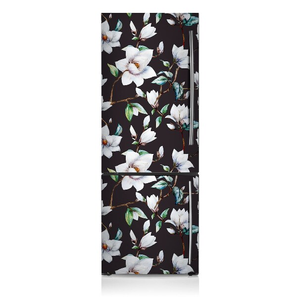 Decoration fridge cover Painted flowers