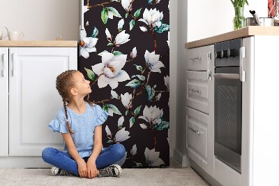 Decoration fridge cover Painted flowers