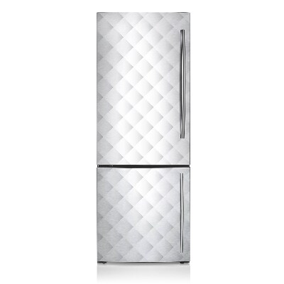 Decoration fridge cover White rhombulus