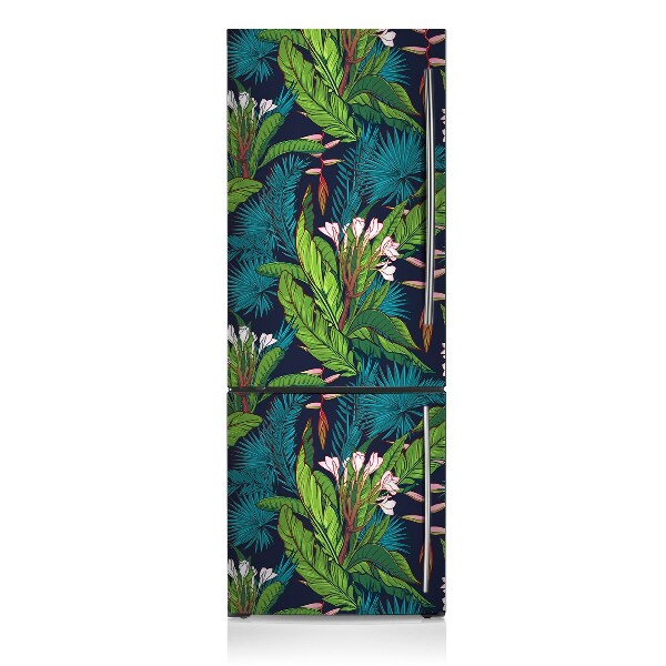 Decoration fridge cover Tropical jungle