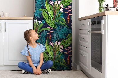 Decoration fridge cover Tropical jungle