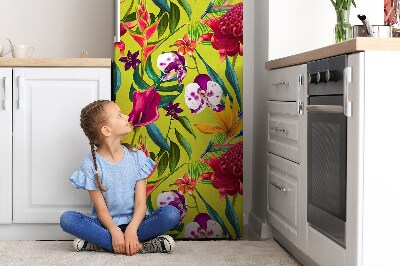 Magnetic fridge cover Painted garden