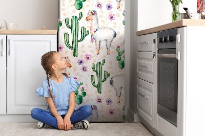 Magnetic fridge cover Lama