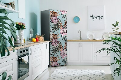 Decoration fridge cover Hibiscus flowers