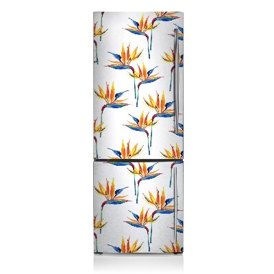 Decoration fridge cover Colorful flowers