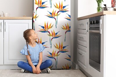 Decoration fridge cover Colorful flowers