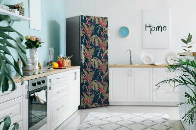 Magnetic fridge cover Tropical palm trees