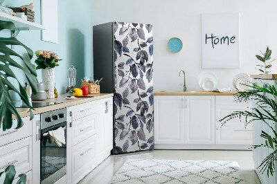 Decoration fridge cover Gray branches