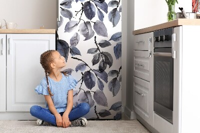 Decoration fridge cover Gray branches