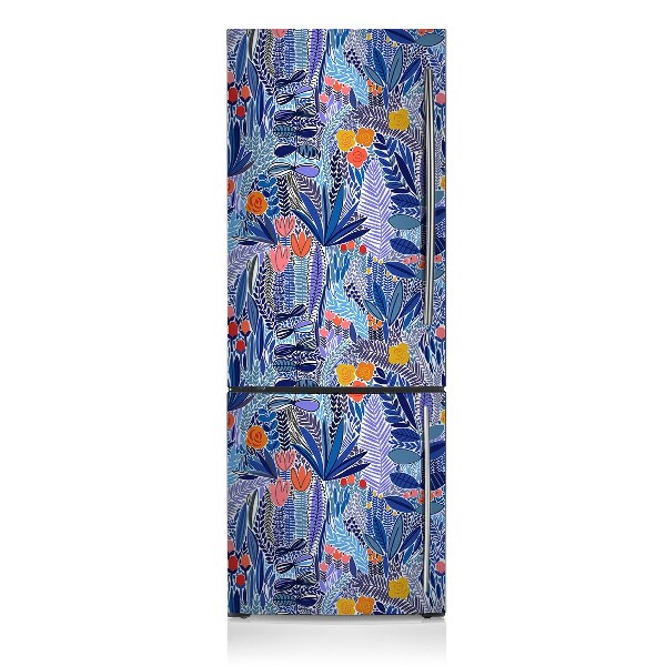 Decoration fridge cover Wild flowers