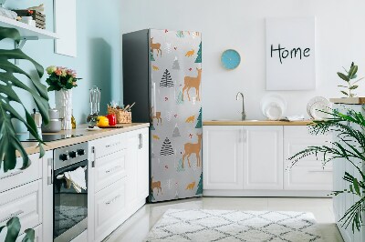 Decoration fridge cover Animal forest