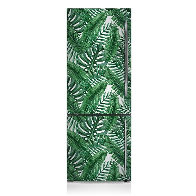 Decoration fridge cover Monster leaves