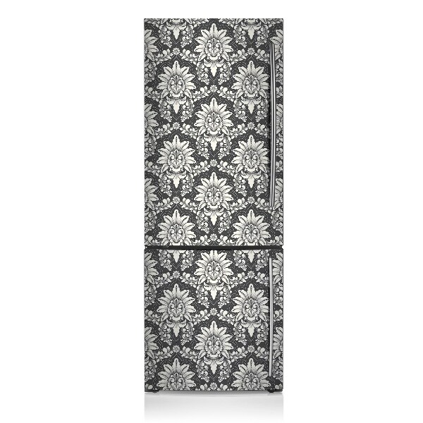 Decoration fridge cover Oriental flowers