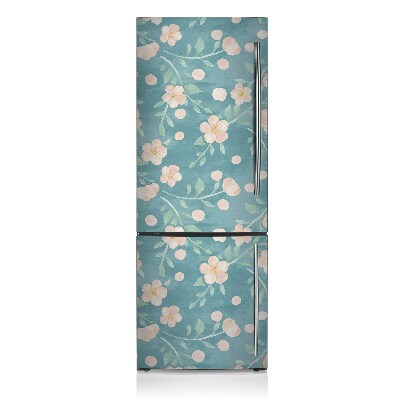 Decoration fridge cover Pastel flowers