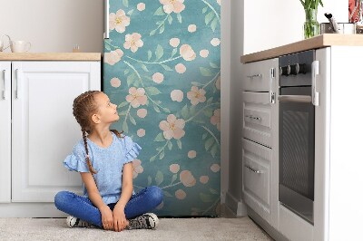 Decoration fridge cover Pastel flowers