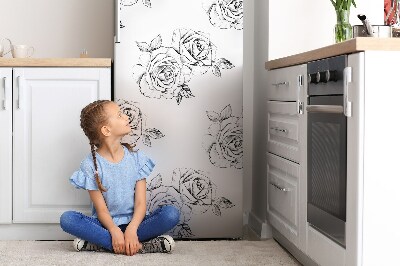 Magnetic fridge cover Roses