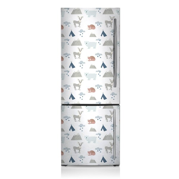 Magnetic fridge cover Forest animals