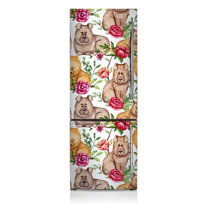 Magnetic fridge cover Dogs chow chow