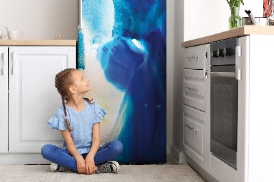 Decoration fridge cover Blue places