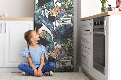 Magnetic fridge cover Palm leaves