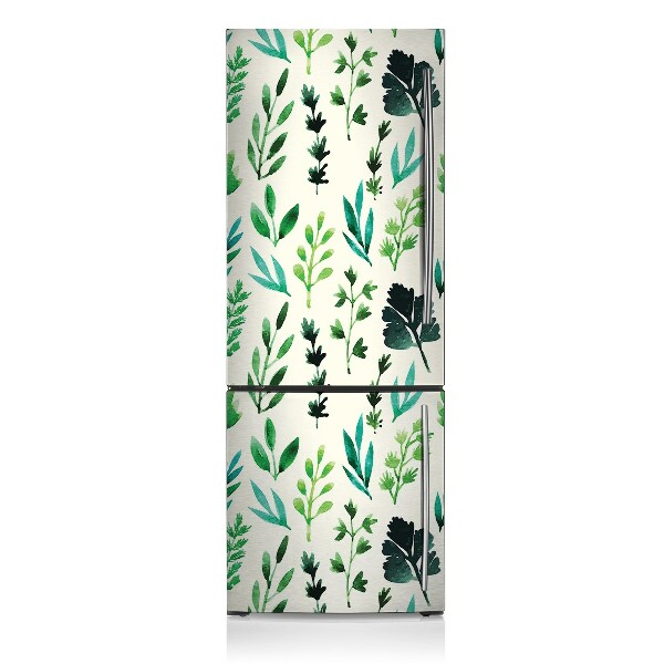 Decoration fridge cover Field flowers