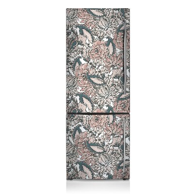 Decoration fridge cover Pink flowers