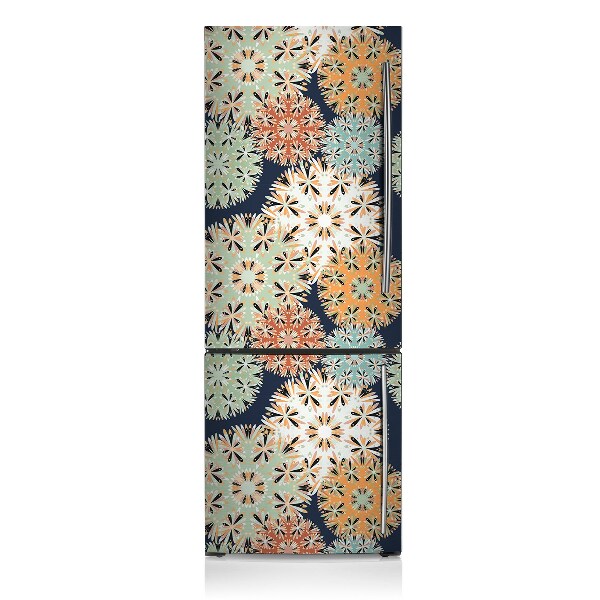 Decoration fridge cover Colorful mandalas