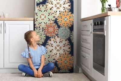 Decoration fridge cover Colorful mandalas