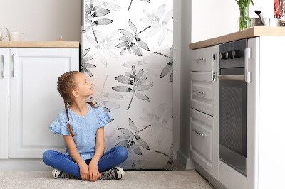 Decoration fridge cover The leaves faded the theme