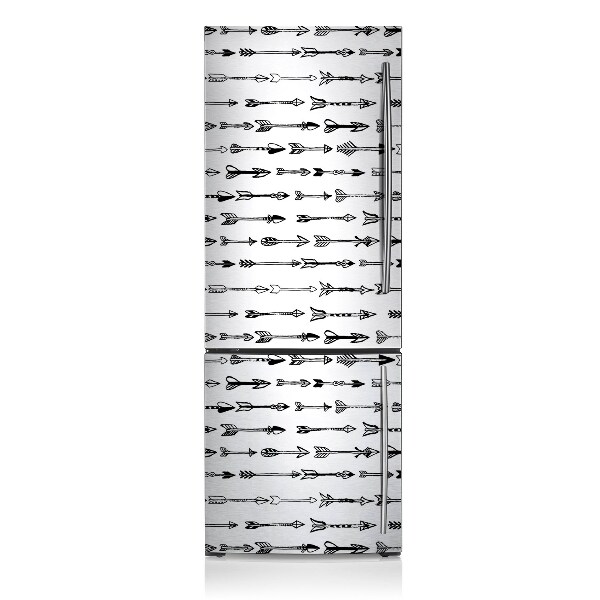 Magnetic fridge cover Geometric arrows