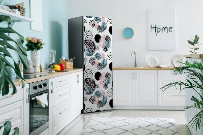 Magnetic fridge cover Abstract sheets