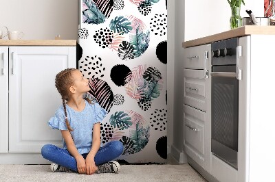 Magnetic fridge cover Abstract sheets