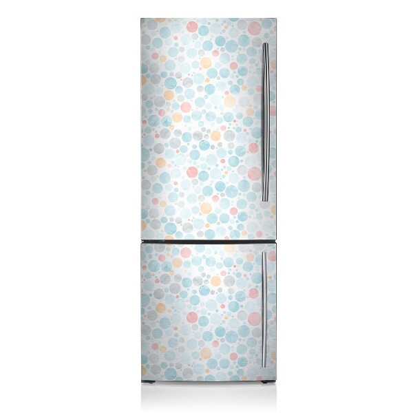 Decoration fridge cover Pastel dots