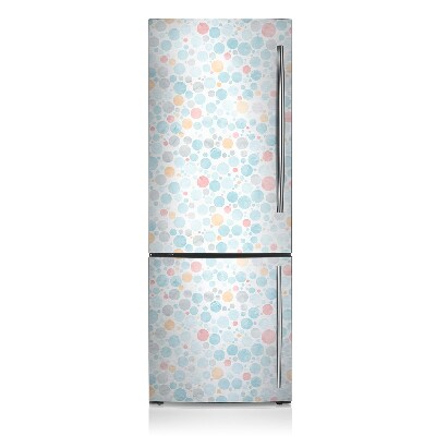 Decoration fridge cover Pastel dots