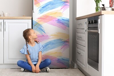 Decoration fridge cover Brush strokes