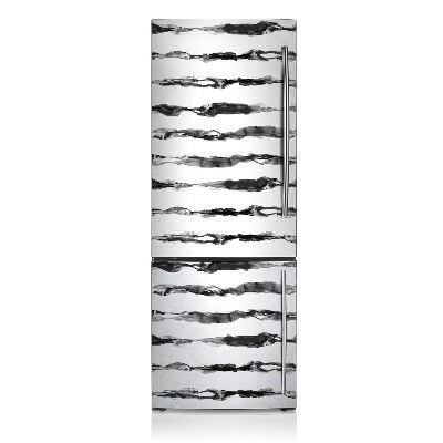 Magnetic fridge cover Abstract lines