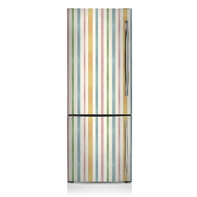 Decoration fridge cover Colorful lines